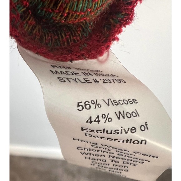 SOFT SURROUNDINGS sz M wool blend paisley caftan top EUC - Picture 4 of 5